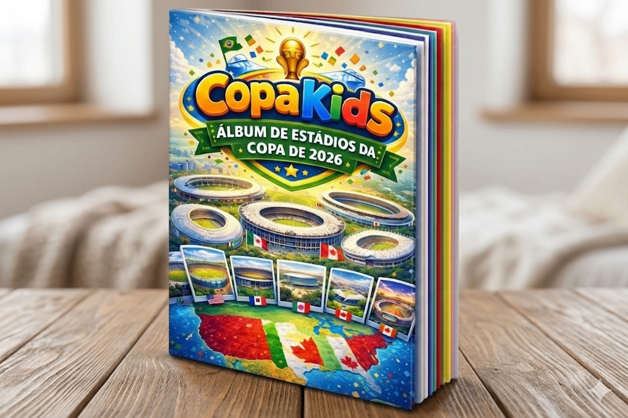 Album e Figurinhas Estádios Futebol