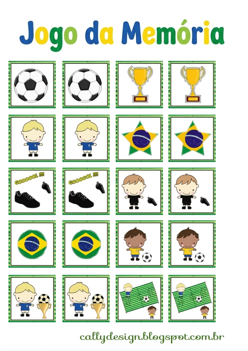 Jogo da Memória Copa Kids